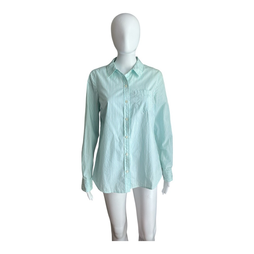 Gap Facyory Mint Green Striped Women's Top Size S